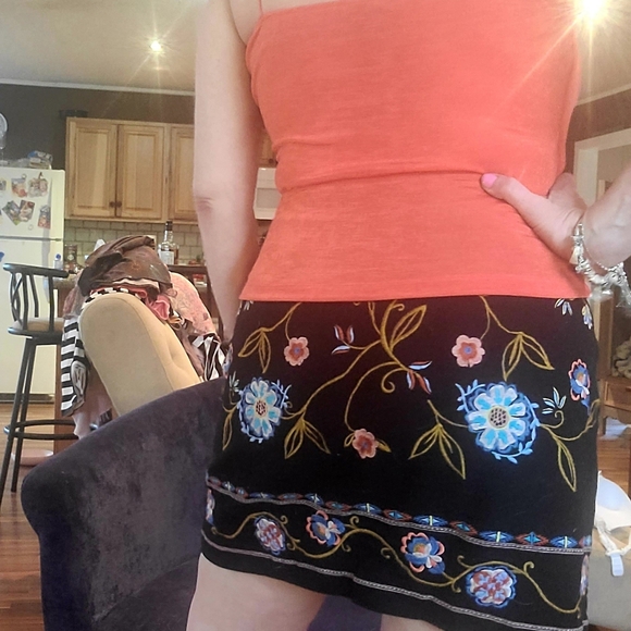 Orange shimmer tank - Picture 3 of 4